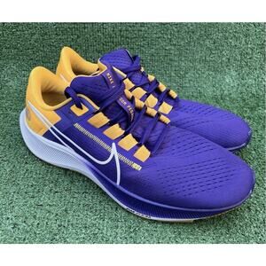 LSU Tigers Nike Air Zoom Pegasus Geaux Running Shoes Rare Mens Size 9 Fast Ship